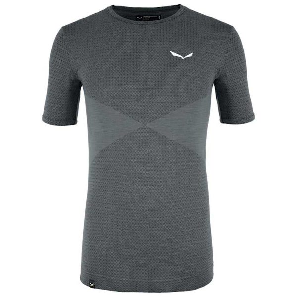 Salewa Kortærmet T-shirt Zebru Responsive Grå M Mand