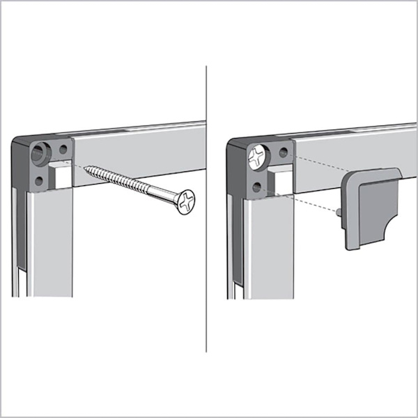 Nobo Lackat Stål Essence 900x600 Mm Styrelse
