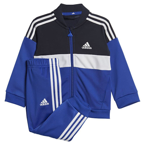 Adidas Stripes Colorblock Shiny Set Tiberio 3 Blå 6-9 Months
