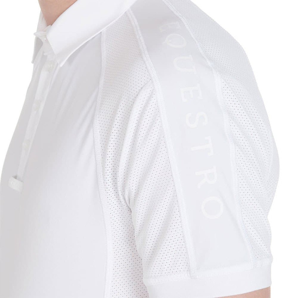 Equestro Kortærmet Polo Buttons 1/2 Mesh  XS