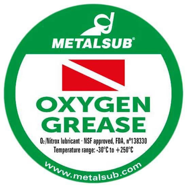 Metalsub Oxygen Grease Tube 20 Gr Hvid