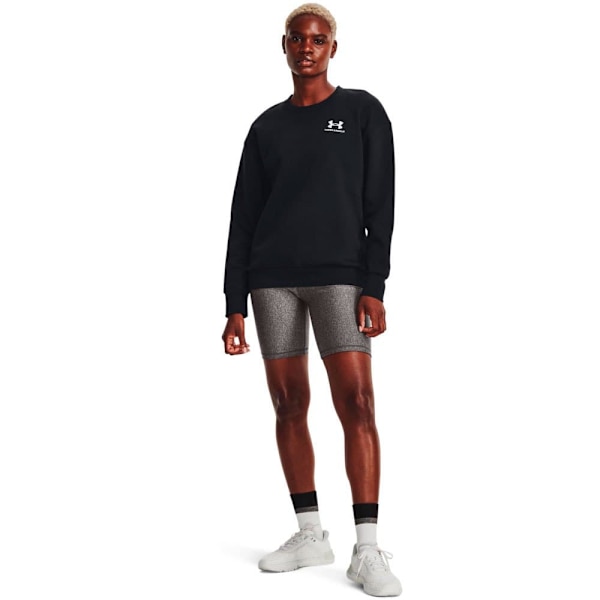 Under Armour Sweatshirt Essential Fleece Crew Sort XS Kvinde