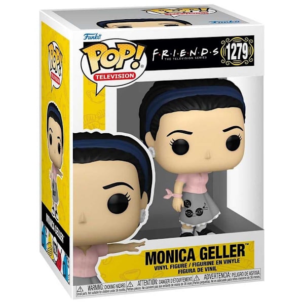 Funko Sortiment Waitress Monica 9 Cm 6 Vänner Figur Flerfärgad