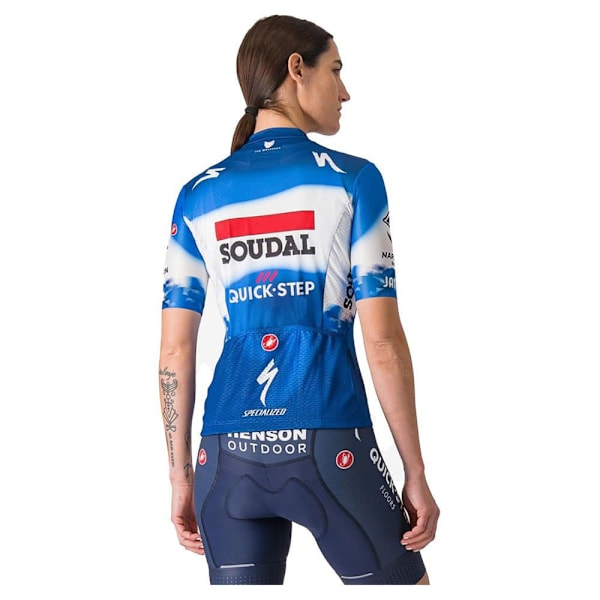 Castelli Competizione 3 W Soudal Quick-step 2024 Lyhythihainen Pyöräilypaita Sininen S Nainen