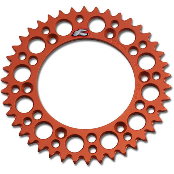Renthal 224u-520 Ultralight Grooved Rear Sprocket Röd 50t