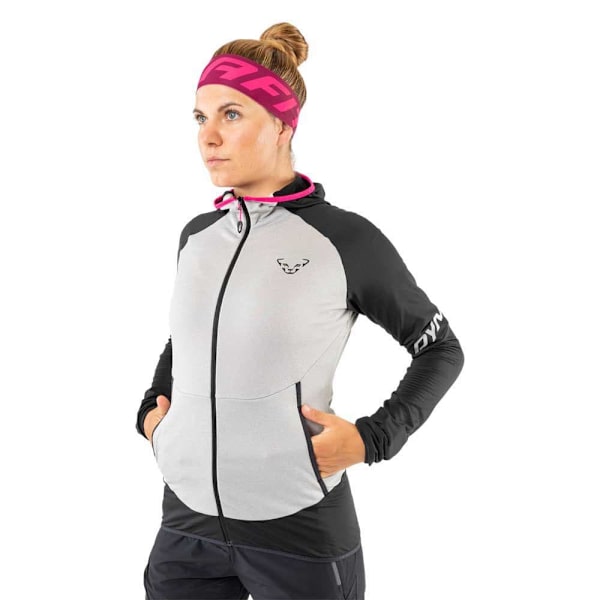 Dynafit Fleece Med Huva Transalper Light Polartec Vit DE 40 Kvinna