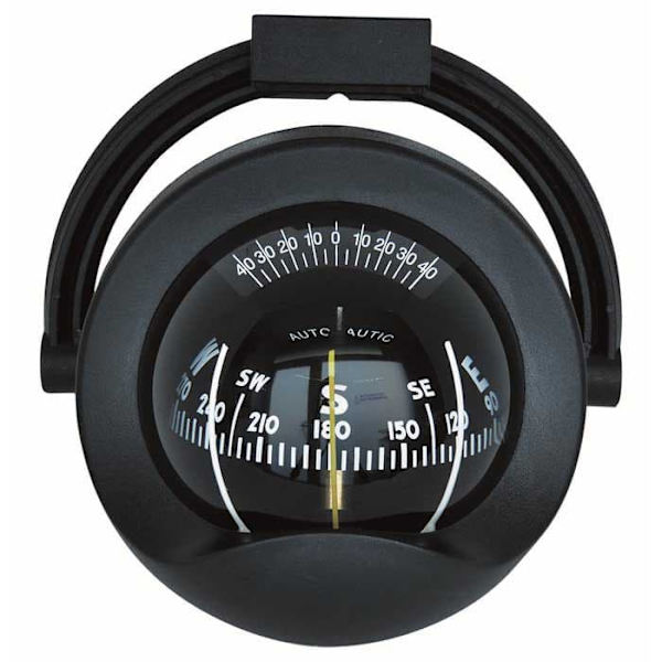 Autonautic Instrumental Multidirectional Bracket Mount Compass Conical Card C8-0025 Svart