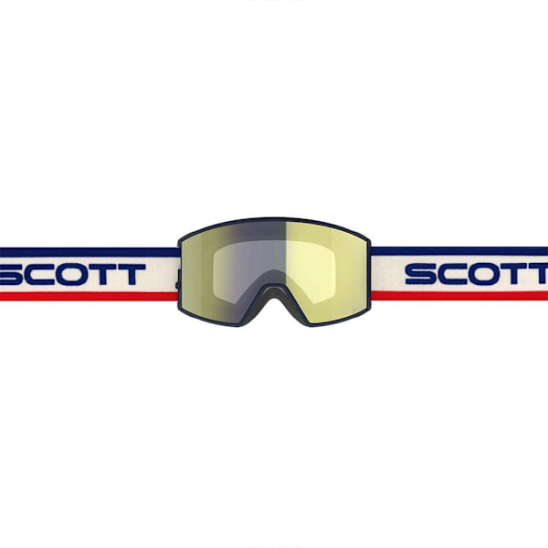 Scott Skidglasögon React Beige Amplificator Yellow Chrome/CAT2