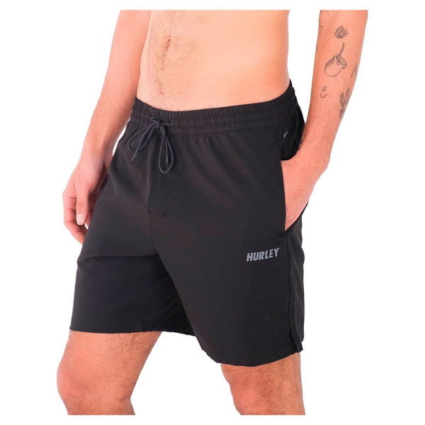 Hurley Sweat Shorts Exp Dri Trek Ii 17.5´´ Sort S Mand