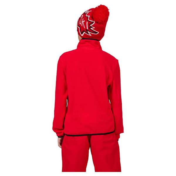 Rossignol Strawpile Fleece Med Halv Dragkedja Röd 10 Years