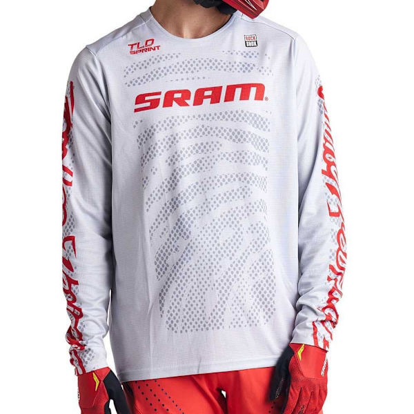 Troy Lee Designs Sprint Långärmad Endurotröja Vit S Man