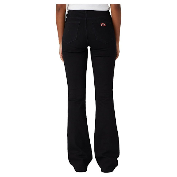 Wrangler Jeans Flare Sort 29 / 30 Kvinde