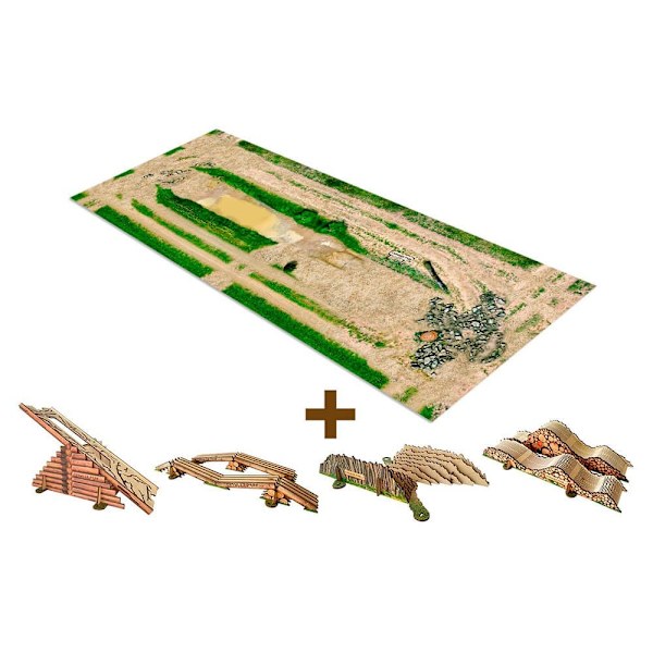 Crawler Park Matta Circuit Rc 1/24 Flerfärgad