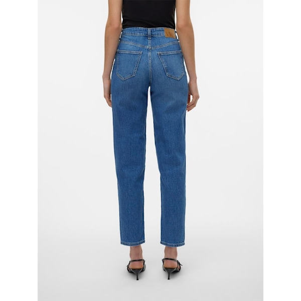 Vero Moda Tessa Mom Ra380 Højtaljede Jeans Blå 26 / 32 Kvinde