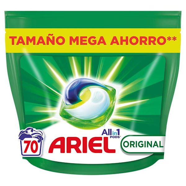 Ariel I Pods 3 1 Fast 70 Vask Vaskepulver Transparent