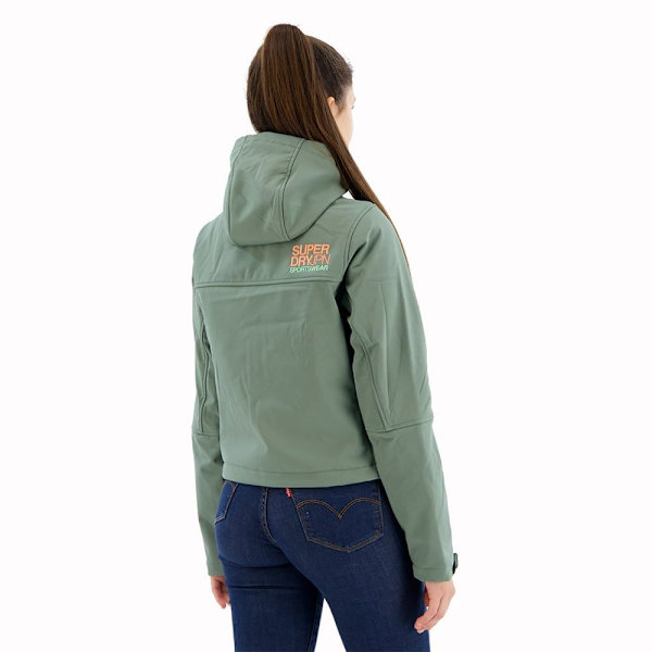 Superdry Soft Shell Trekker Jakke Grøn L Kvinde