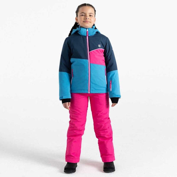 Dare2b Junior Hood Jacka Steazy Blå,Rosa 11-12 Years Pojke