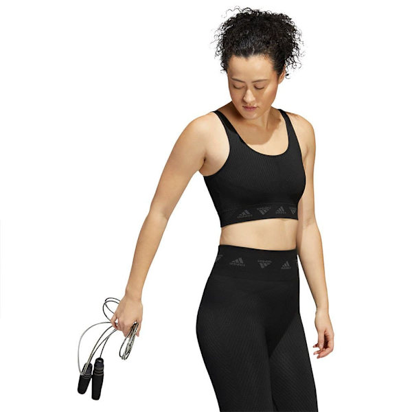 Adidas Sport-bh Aeroknit Svart XS Kvinna