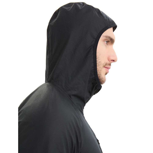 Icebreaker Jakke Shell+™ Cotton Windbreaker Sort S Mand