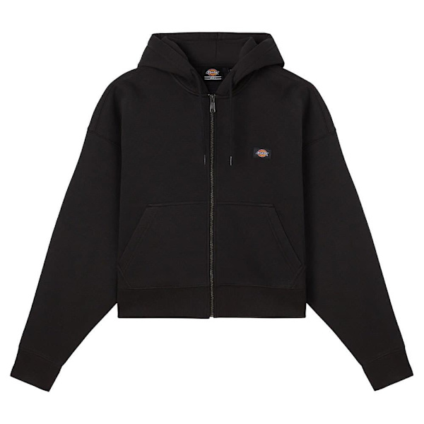 Dickies Sweatshirt Med Fuld Lynlås Oakport Sort 2XS Kvinde