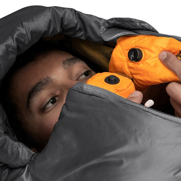 Mammut Sovepose Perform Fiber -7ºc Grå Long / Central Zipper