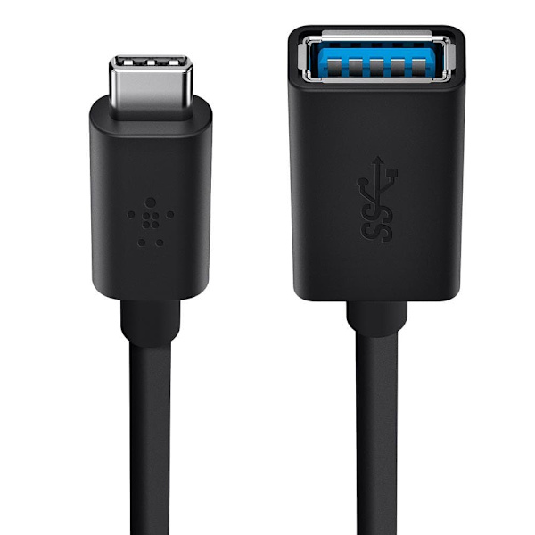 Belkin Adapter F2cu036btblk Usb-c To Usb A Sort
