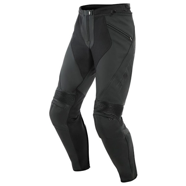 Dainese Lange Bukser Pony 3 Leather Sort 52 Mand