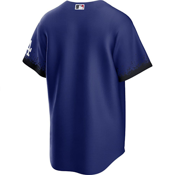 Nike Lyhythihainen T-paita Mlb Official Replica La Dodgers Sininen L
