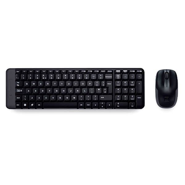 Logitech Mus Y Trådløst Tastatur Mk235 Sort Portuguese QWERTY