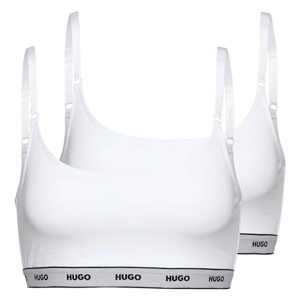 Hugo Behå Stripe 2 Enheter Vit XL Kvinna