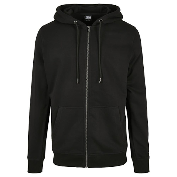 Urban Classics Sweatshirt Basic Terry Zip Blå M Mand