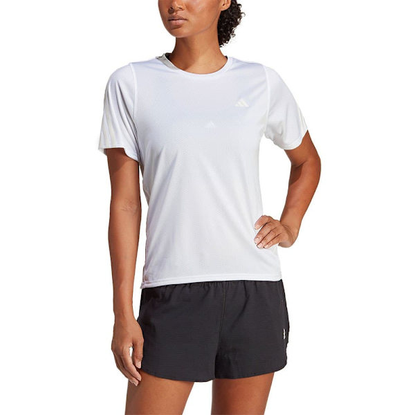 Adidas Kortærmet T-shirt Run Icons 3s Lo Ca Hvid XS Kvinde