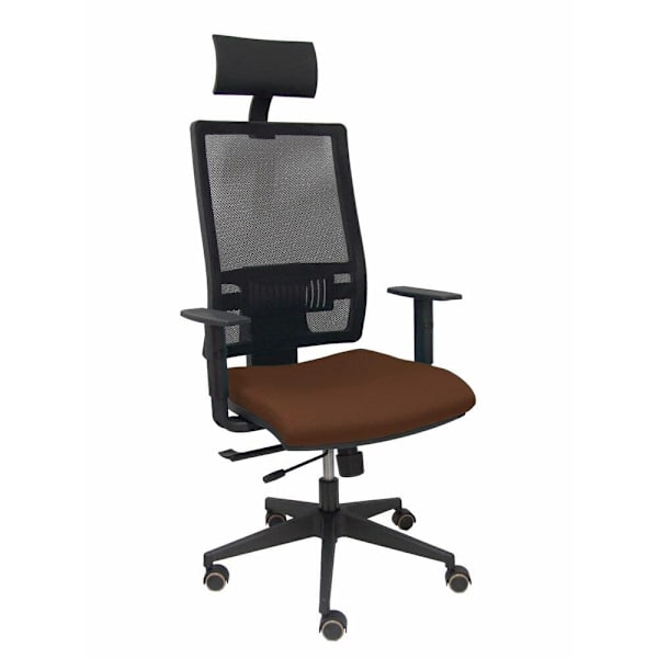 P And C Med Sengegavl Ergonomisk Skrivebordsstol Horna Traslack Bali Brun