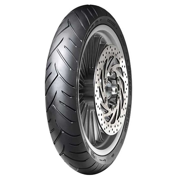 Dunlop Scootsmart 61j Tl Scooterens For-/baghjul Sort 100 / 90 / R10