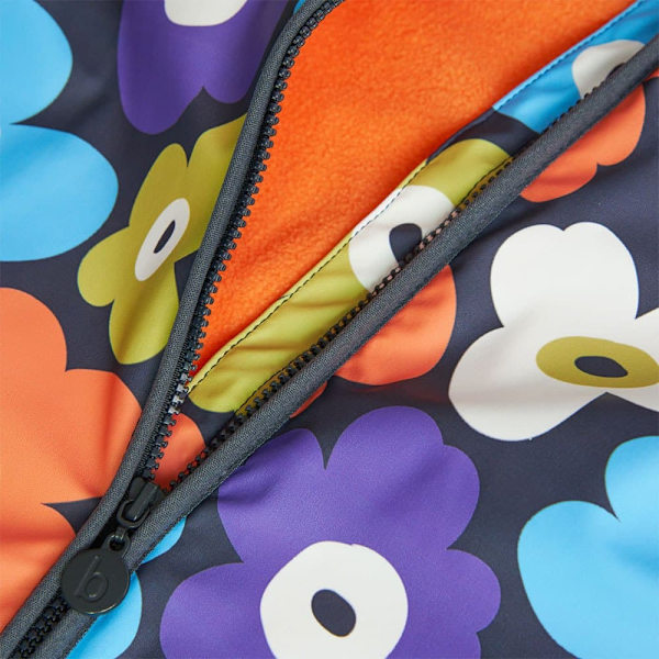 Boboli Hooded Rain Floral Jakke Flerfarvet 8 Years