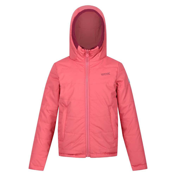 Regatta Junior Hoodie Regnjacka Kyrell Revers Röd 14 Years Pojke