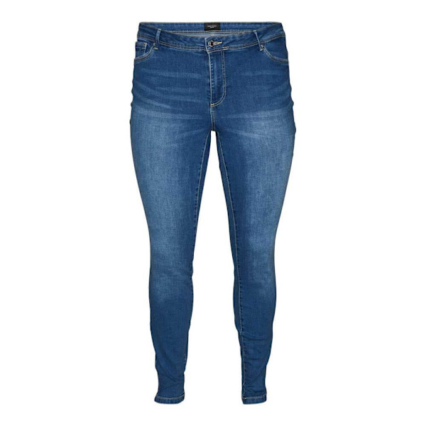 Vero Moda Curve Fanya Slim Fit Vi3312 Jeans Blå 50 / 32 Kvinde