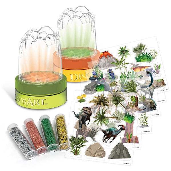 Dinosart Lys Op Vandkugler Transparent