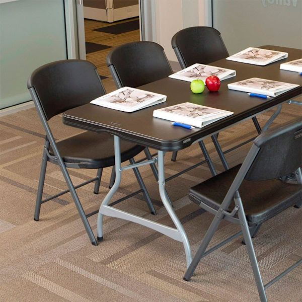 Lifetime Klapbord 182x76x73.5 Cm Sort
