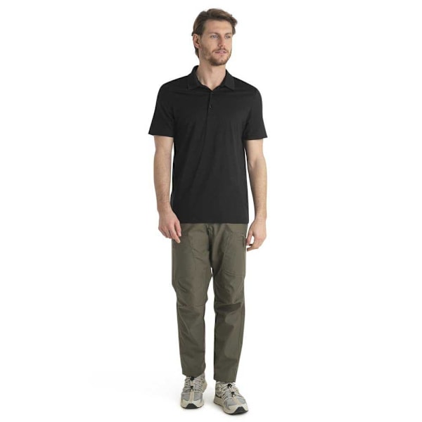 Icebreaker Merino 150 Tech Lite Iii Kortærmet Polo Sort XS Mand