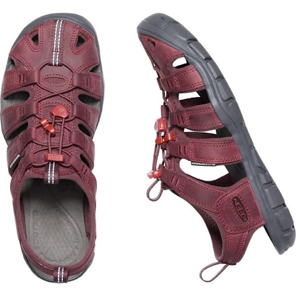Keen Sandaler Clearwater Cnx Leather Rød EU 39 1/2 Kvinde