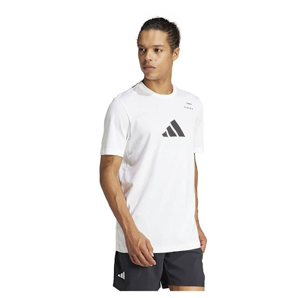 Adidas Kortärmad T-shirt Tns Cat G Vit M Man