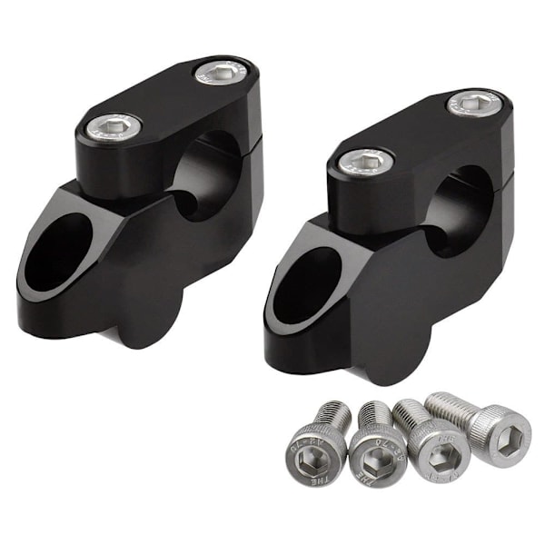 Zeta Styr Turret Riser Kit 26x22.2/28.6 Mm Sort