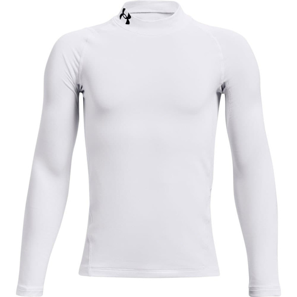 Under Armour Langærmet T-shirt Coldgear Armour Mock Hvid M Dreng