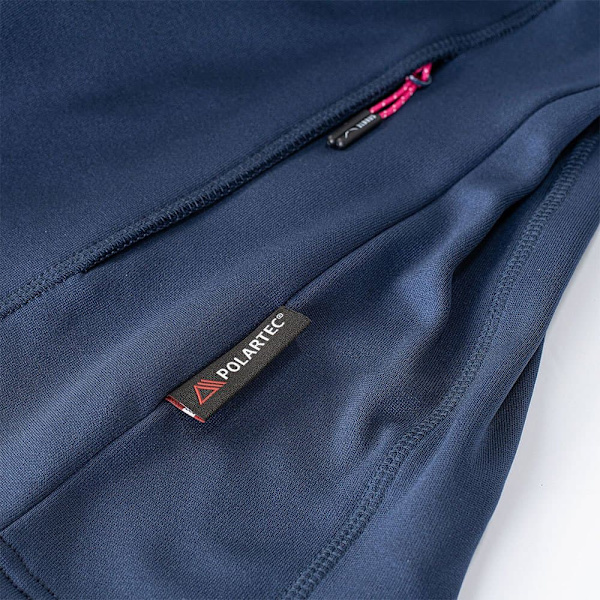 Elbrus Nomi Fleecetec Sweatshirt Med Lynlås Blå L Kvinde