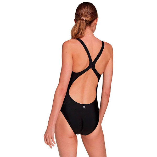 Adidas Badedragt 3 Bars Sort 36 Kvinde