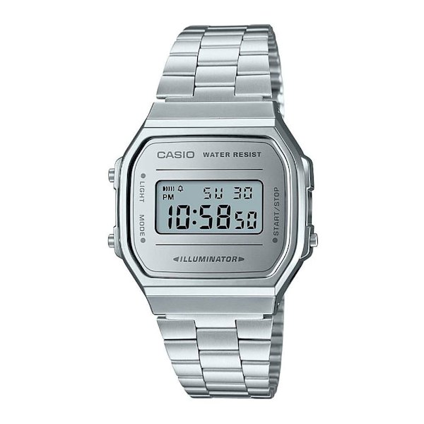 Casio Klocka Vintage A168wem-7ef Silver