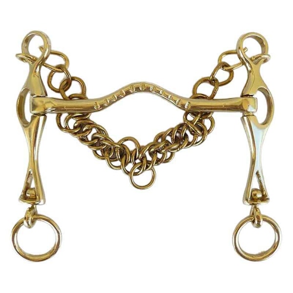 Marjoman Distribucion Portugalin Kieli Malli Snaffle Ketjulla Balao Kultainen 12.5 cm