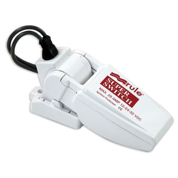 Rule Pumps Svømmerafbryder Super Hvid 12 / 24V