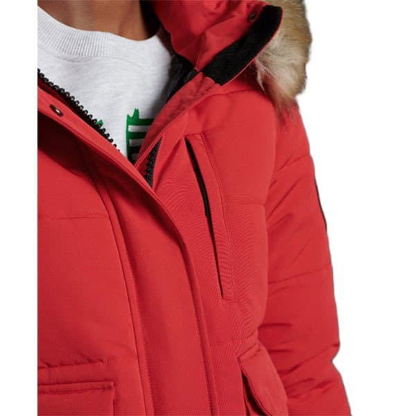 Superdry Bomber Takki Everest Punainen L Nainen